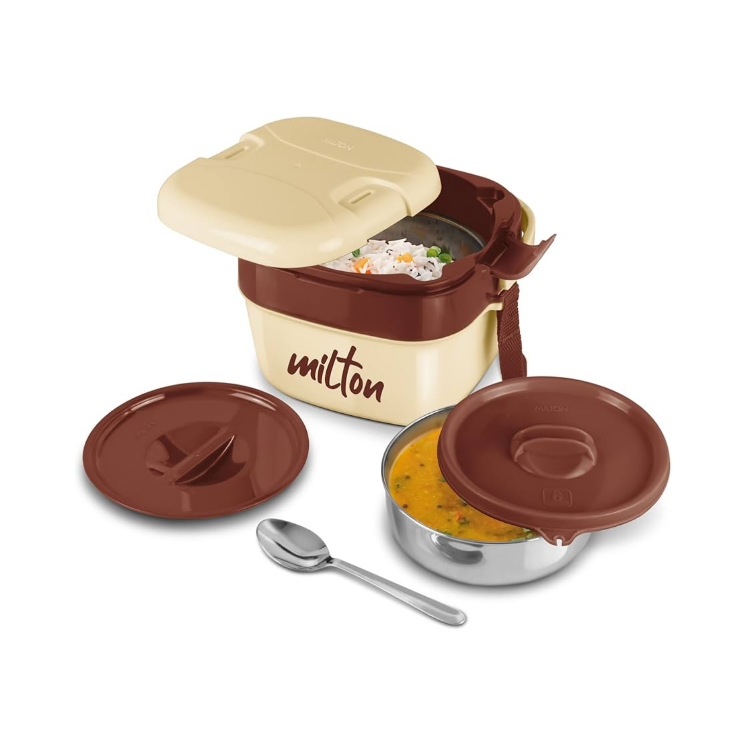 STEEL THERMOWARE TIFFINS CUBIC TIFFIN SMALL