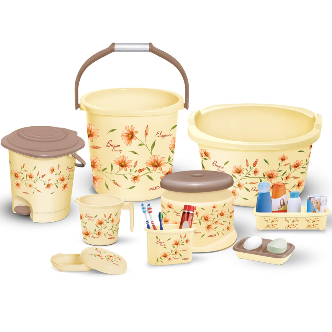 DESIGNER BUCKET LARGE SET OF 9 PCS