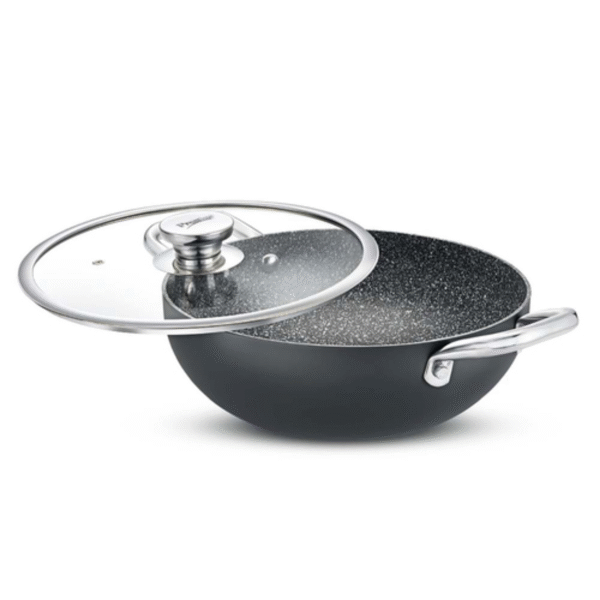 DURASTONE HA NON-STICK COOKWARE Deep Kadai 30cm