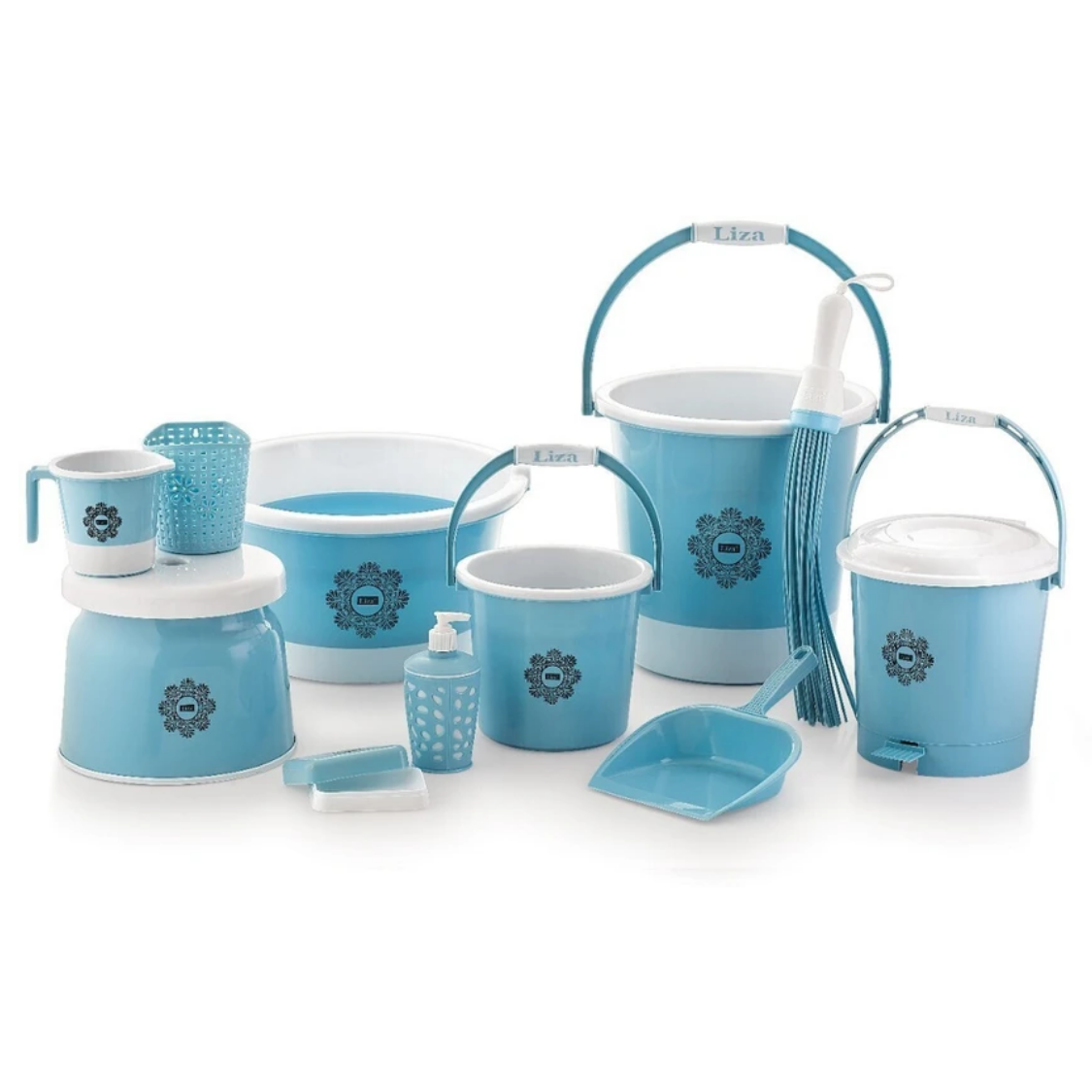 ELEGANCE WASTE PAPER BATH SET (10 PCS)