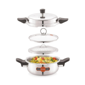 FLATO TRIPLY OUTERLID PRESSURE COOKER 1.5 LTR