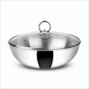HONEYCOMB TRIPLY TASRA WITH GLASS LID TASRA 200 mm (2.5 LTRS)