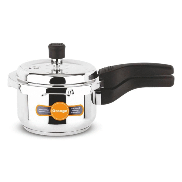 INOX COMBO STAINLEES STEEL OUTERLID PRESSURE COOKER3 PCS COMBO (1.5, 3 & 5 LTRS)