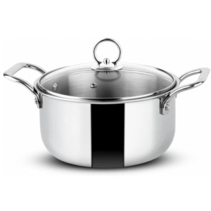 NON-STICK COOKWARE (LEGEND SERIES) 3.2 Deep Kadai (With Glass Lid) 5.5 Ltrs