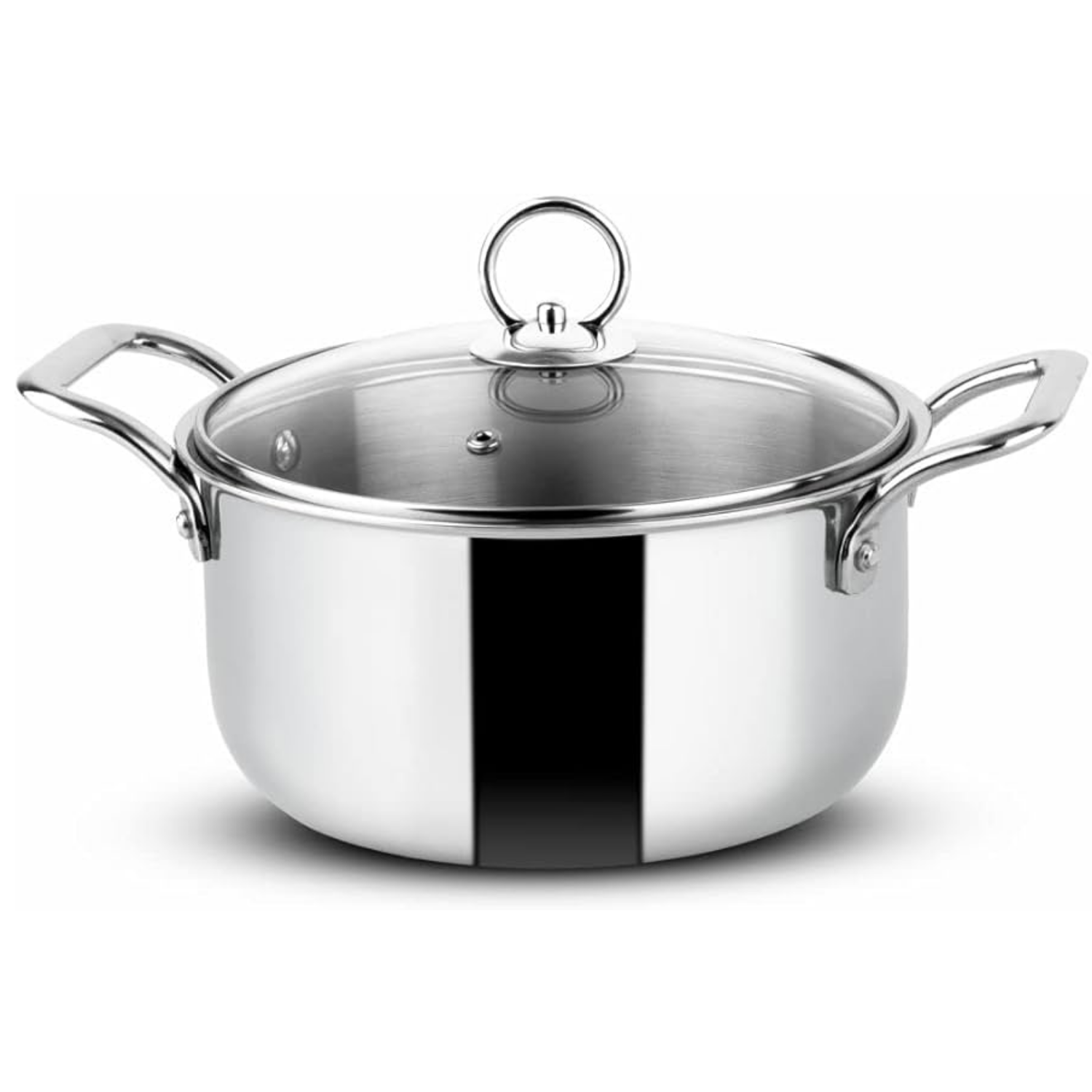 NON-STICK COOKWARE (LEGEND SERIES) 3.2 Deep Kadai (With Glass Lid) 5.5 Ltrs