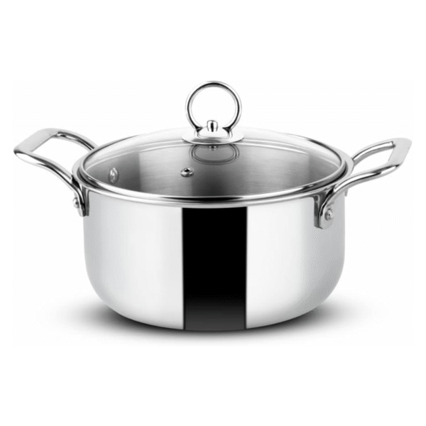 NON-STICK COOKWARE (LEGEND SERIES) 3.2 Deep Kadai (With Glass Lid) 6.5 Ltrs