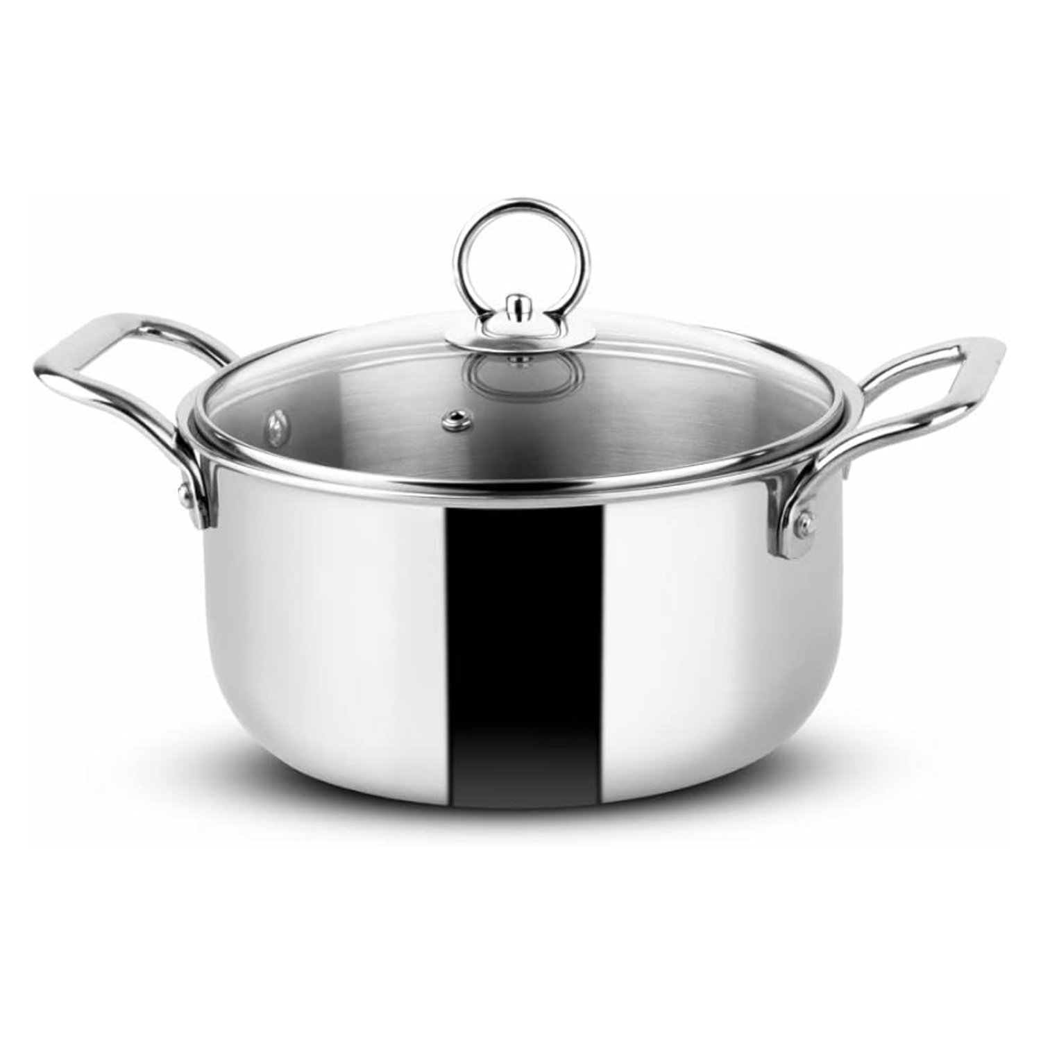 NON-STICK COOKWARE (LEGEND SERIES) 3.2 Deep Kadai (With Glass Lid) 6.5 Ltrs