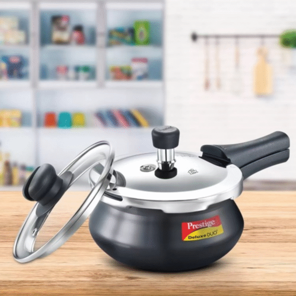 OUTER LID PRESSURE COOKER DELUXE DUO + Handi With Glass Lid 2 L HA