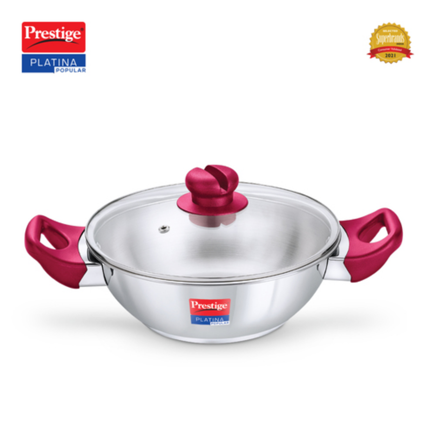SS PLATINA POPULAR COOKWARE Kadai 20cm - RH