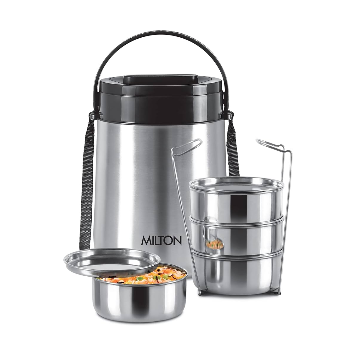 STEEL THERMOWARE TIFFINS STEEL CLASSIC 4