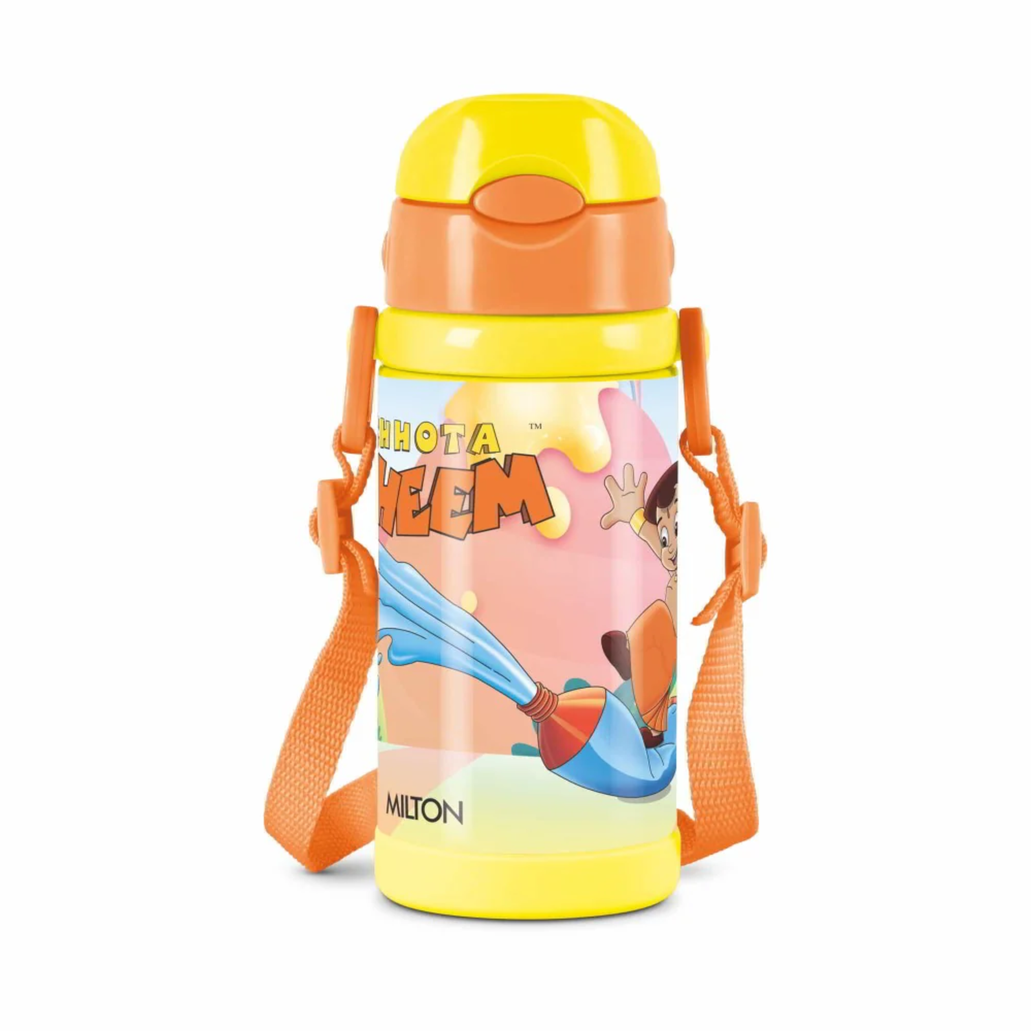 THERMOSTEEL COLOUR BOTTLE CHARMY 450 (CHHOTA BHEEM)
