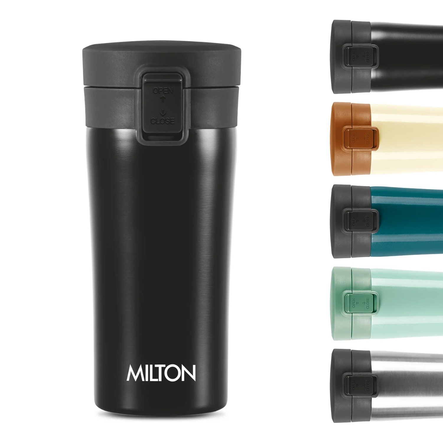 THERMOSTEEL COLOUR BOTTLE COFFEE MUG 300