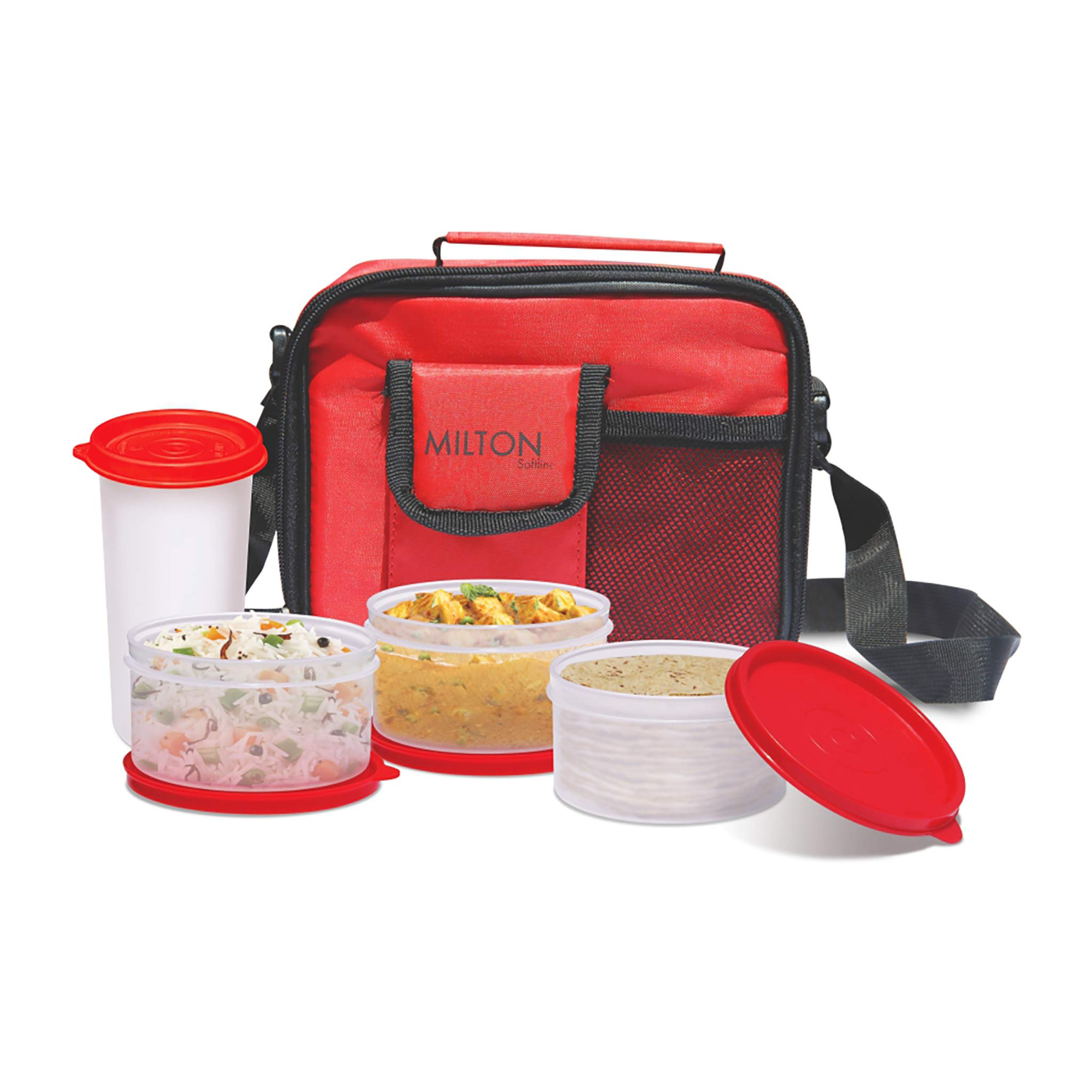 TIFFINS (SOFTLINE) COMBI MEAL 3 CONTAINERS + 1 TUMBLER