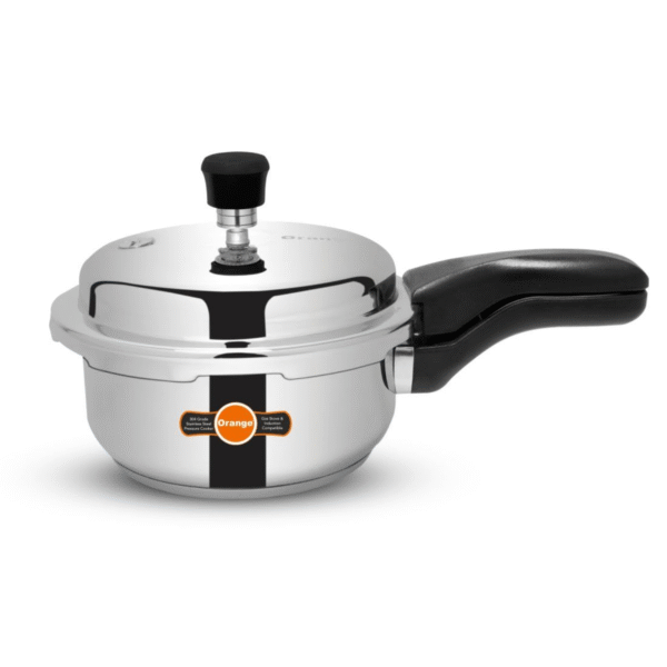 orange VIVA TRIPLY OUTER LID PRESSURE COOKER 2.0 LTR